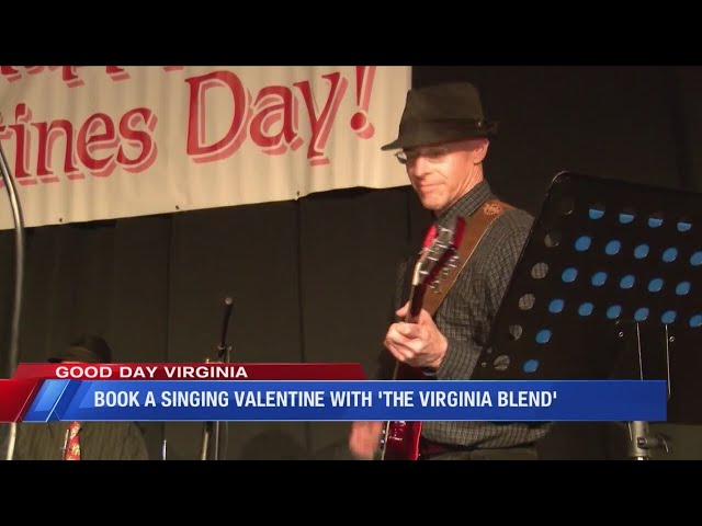 Book a singing valentine with 'The Virginia Blend'