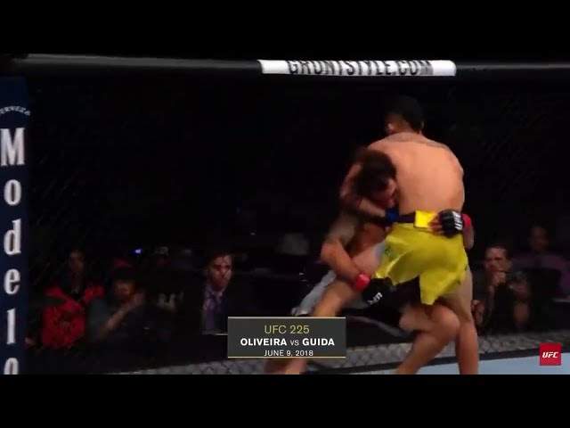 Charles Oliveira Chokes Out Clay Guida The Carpenter UFC 255