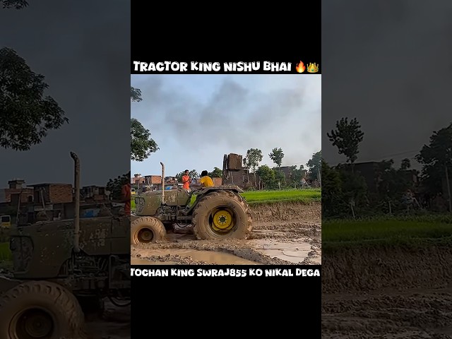 Tochan king swaraj855 ko nikale dega 👑😎 #automobile #stunt #farming #tochanking #tractorvideo