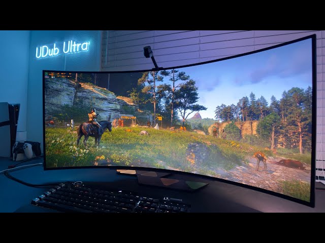 Kingdom Come Deliverance 2 is INCREDIBLE on a LG 45" UltraWide OLED | BEST Gaming Monitor w/ HDR