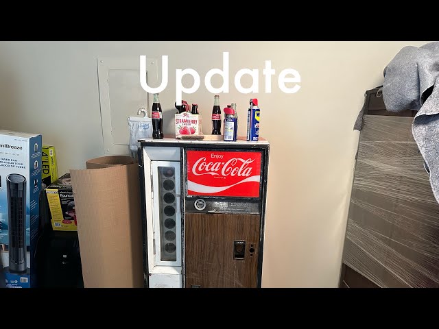 I bought a 1970s glass coke machine!