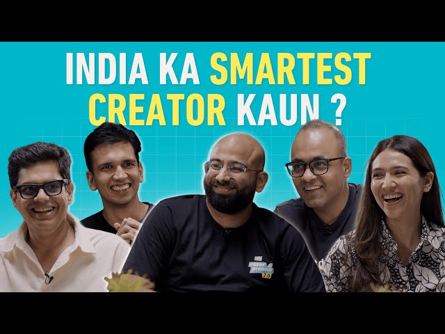 CONTENT CREATION MASTERCLASS with Tanmay, Sahiba, Revant, Shashank & Shantanu | RAZORPRENEUR 2.0