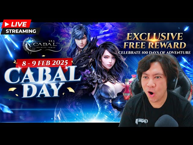 LIVE Let's GO CABAL DAY part2 Speed Run Dungeon  & GACHA! CABAL INFINITE COMBO SEA