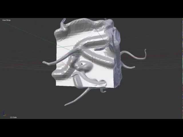 Blender Dynamic Topology Fun