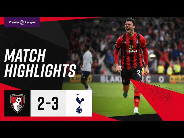 Moore nets brilliant brace as Spurs turn it round | AFC Bournemouth 2-3 Tottenham Hotspur