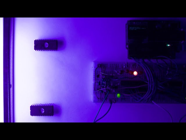 21V EPROMs on a breadboard - Programming and failing to erase them..