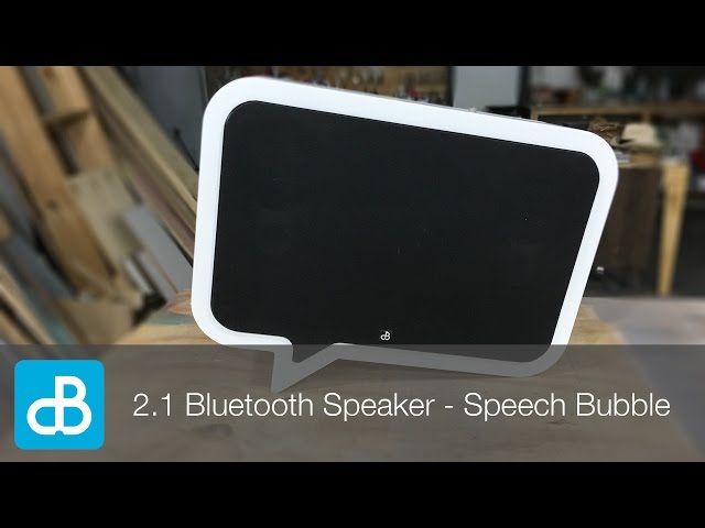 Building a Speech Bubble 2.1 Bluetooth Speaker - by SoundBlab