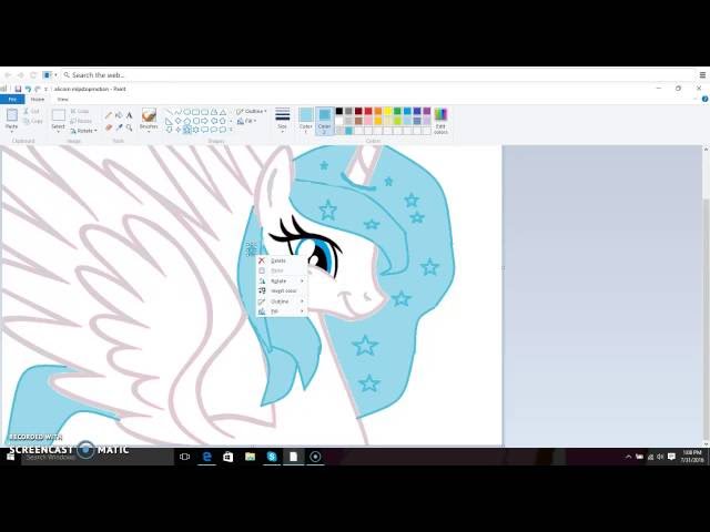 mlpstopmotion, as an alicorn?! speedpaint