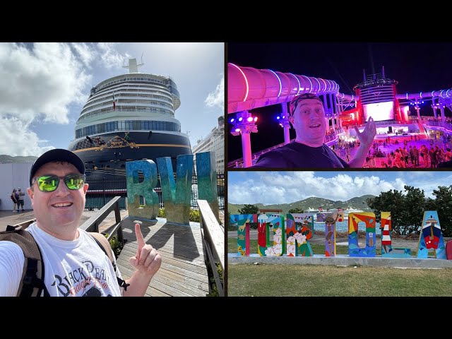 Disney Treasure Cruise | Day 4 | Tortola British Virgin Islands, Pirates Night & Fireworks