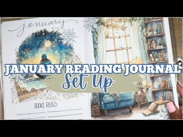 January Reading Journal Set Up