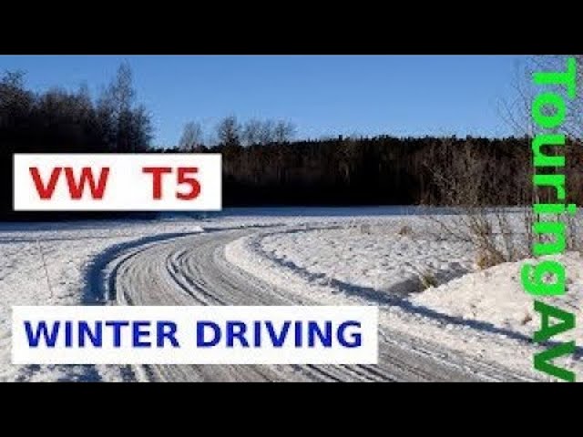 VW T5, Winter Road Driving in Scandinavia [VW-Bus Minivan]