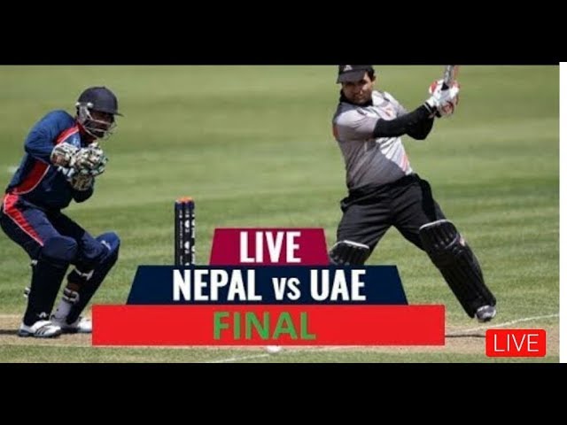 कसरी जित्यो UAE ले NEPAL लाई ।।NEPAL vs USE, Final - live Cricket