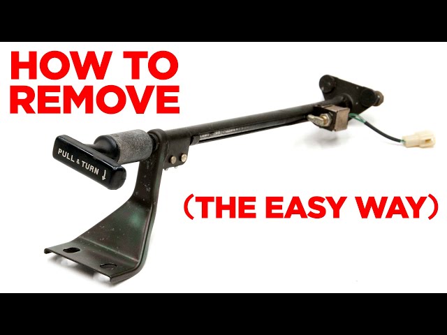 How to Remove: Toyota Pickup/4Runner Parking Brake Cable + Pull Handle