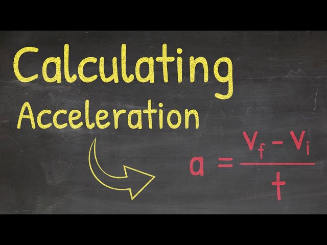 How To Calculate Acceleration - Simple Physics Guide With Examples | Physics Study Tips