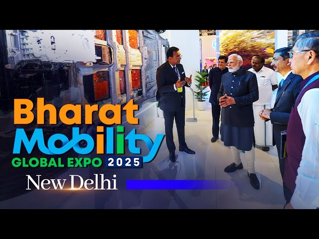 LIVE: PM Modi visits the Bharat Mobility Global Expo 2025