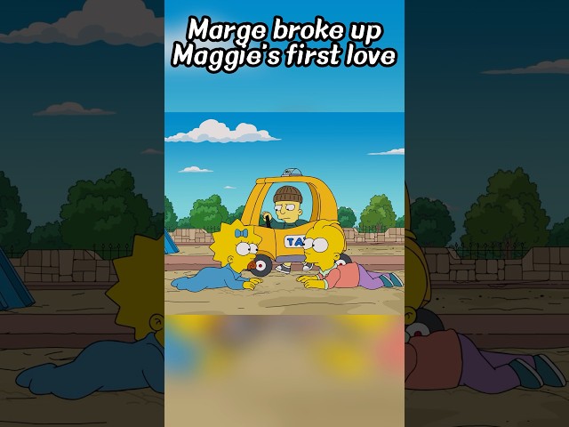 Marge broke up Maggie's first love.#simpsons #short