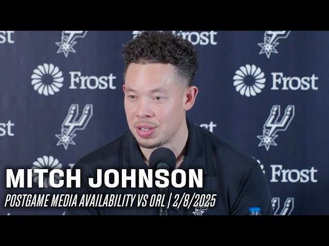 Mitch Johnson Postgame vs Orlando Magic | 2.8.2025