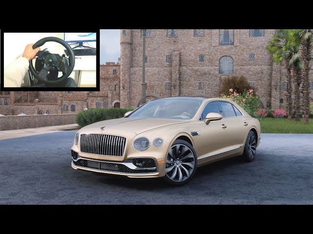 Bentley Flying Spur | Forza Horizon 5  steering wheel gameplay