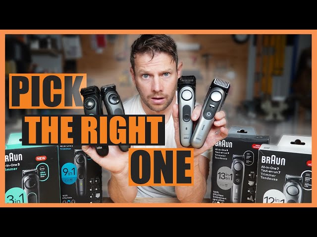 Braun All-in-One Trimmers- 3/5/7/9 Series (tested, compared, reviewed)