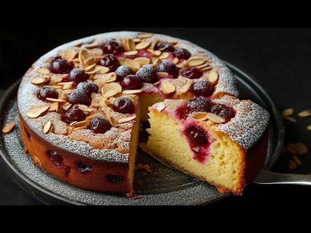 Mix everything and place in the oven! Delicious cake in 10 minutes.