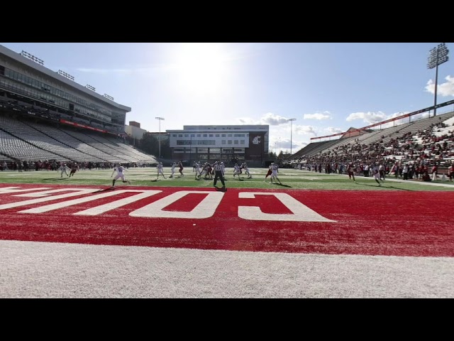 End Zone View VR 3D 180° 8k WSU test clip17 Oculus Metaverse Meta