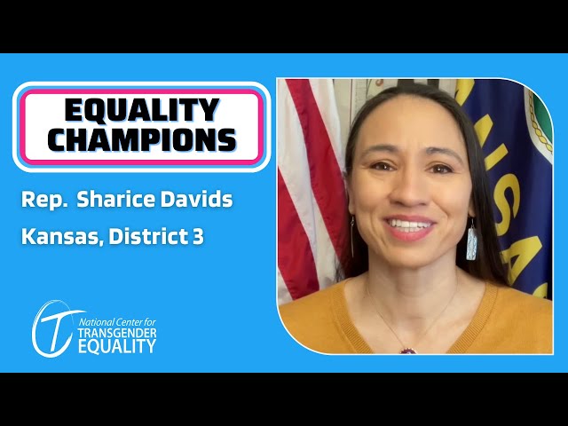 Rep. Sharice Davids supports trans rights and equality