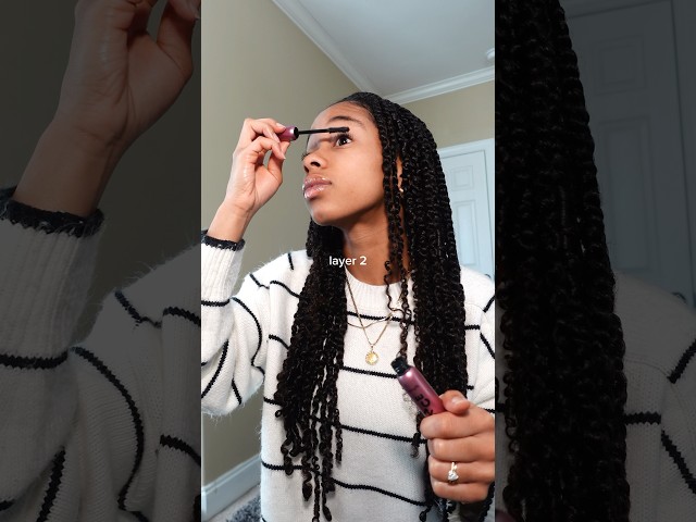 Volumizing MASCARA | Viral Benefit Cosmetics 😍🙂‍↕️✨ #makeup #grwm #haircare #beauty #naturalhair