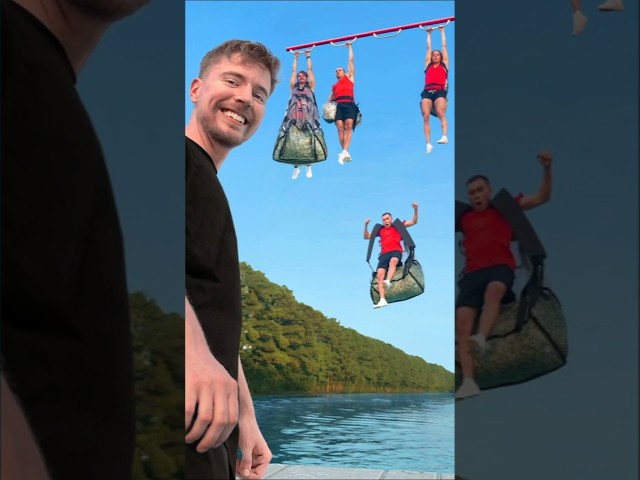 Last Person Hanging Wins $10,000@MrBeast