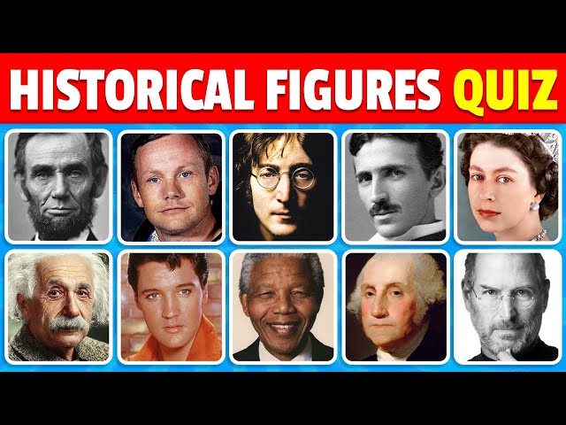 Guess 50 Historical Figures Quiz ✅👤🤔 | Easy, Medium, Hard, Impossible