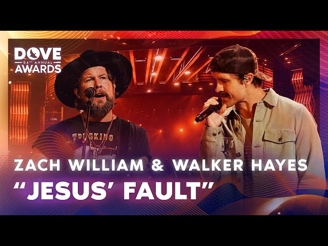 Zach Williams with Walker Hayes - "Jesus' Fault" | 54th Annual GMA Dove Awards | Live Performance