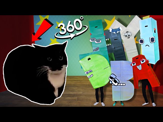 VR 360° Alphabet Lore Maxwell The Cat In Real Life 🎶 Maxwell The Cat But It's 360 Degree Video