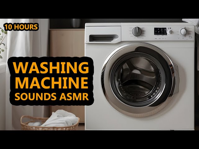 10 HOURS Washing machine sounds ASMR