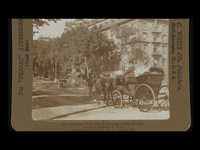 Congress Hall (hotel), Saratoga Springs NY, 1903 (silent, still image)