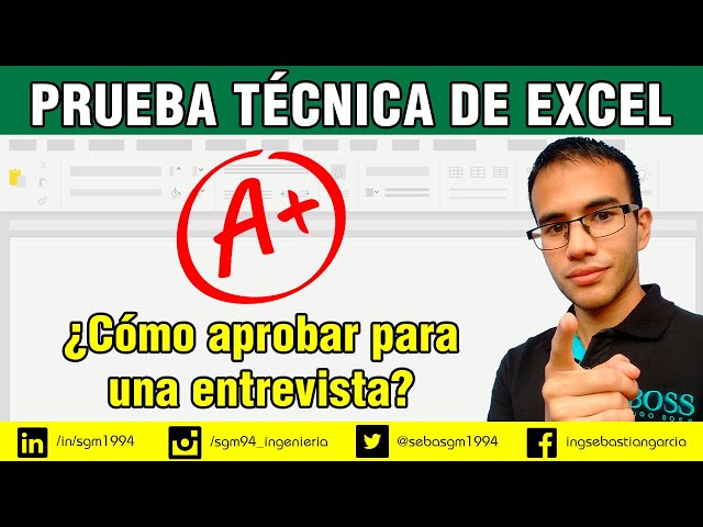 Prueba de Excel para Entrevista de Trabajo