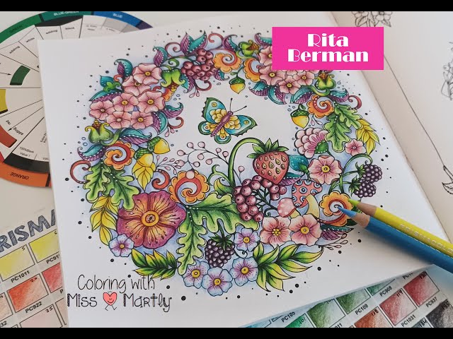 Coloring: Meine Reise durch Europa by Rita berman | with Prismacolors