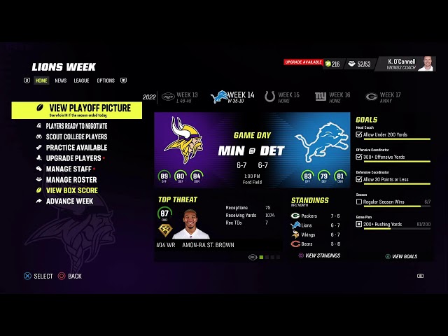 Madden Online Gameplay