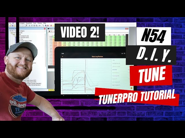 BMW N54 Engine tuning with TunerPro Tutorial!!! (Video 2)!