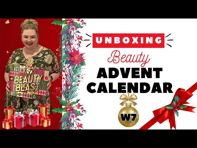 Unboxing W7 Beauty Advent Calendar 2024