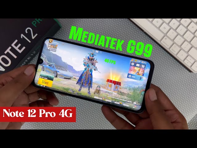 Infinix Note 12 Pro 4G PUBG Gaming Test with FPS | Helio G99 BGMI Gaming