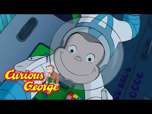 George Saves the Space Station! 🐵 Curious George 🐵 Kids Cartoon 🐵 Kids Movies