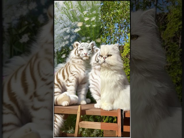 #whitetiger #cutecatshorts #cutecats #meowtime #shorts