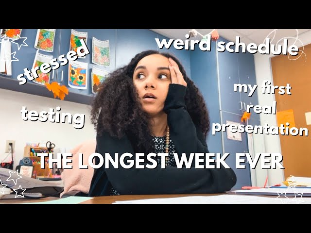 THE LONGEST WEEK EVER | testing, flying solo, my first presentation, instructional coaching??