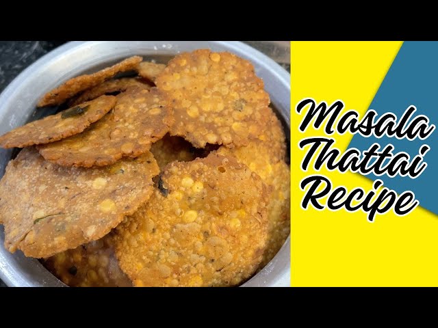 🔥 Tasty Masala Crispy Thattai Recipe 🪈 KrishnaJayanthi Special Recipe 😋