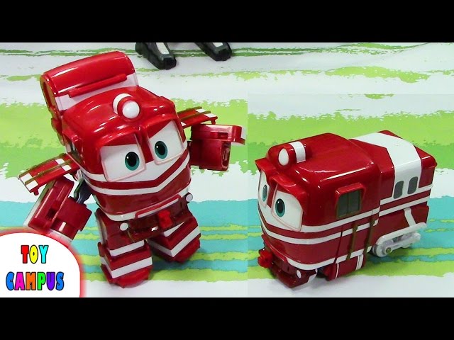 Robot Train Alf | 로보트레인 알프 | Transformers Hiking Helicopter Action | ToysReview ToyCampus