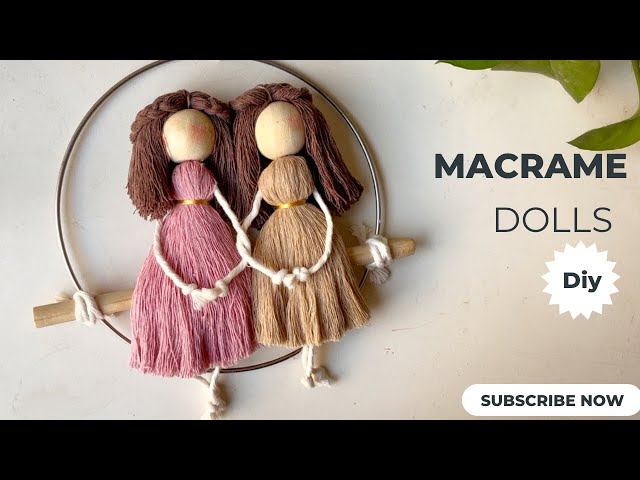 Macrame Dolls ll Macrame Girl Doll Tutorial ll DIY Dolls