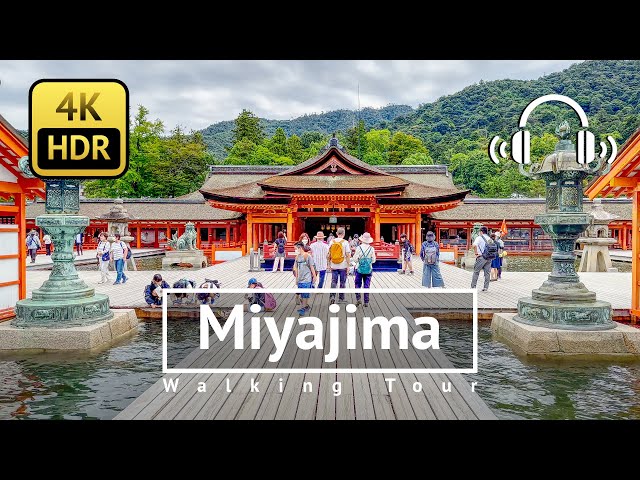 World Heritage Shrine on the Sea: Miyajima Island Walking Tour - Hiroshima Japan [4K/HDR/Binaural]