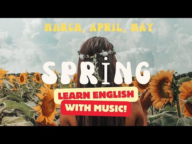 March, April, May: Learn English with Music for Beginners (A1 Level)