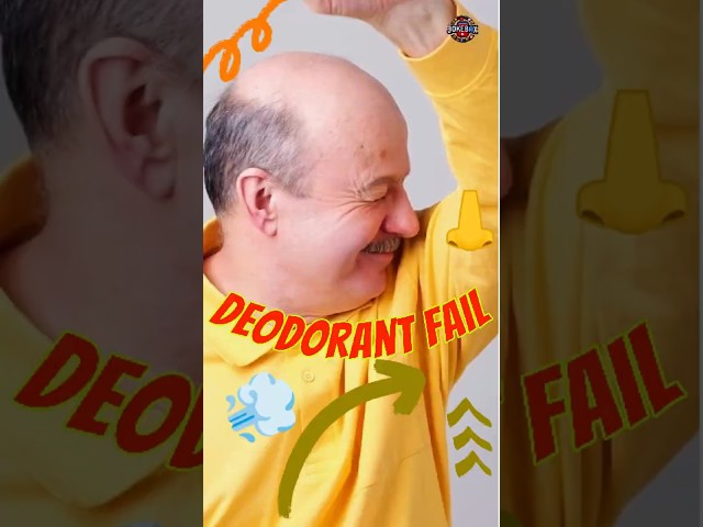 Deodorant Fail: Smells Amazing, Hurts Worse!  #jokebox #funny #deodorant #comedy #shorts #humor