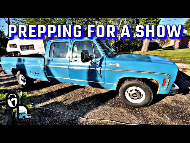 Prepping My Truck Camper & 77 Chevy for a Show!