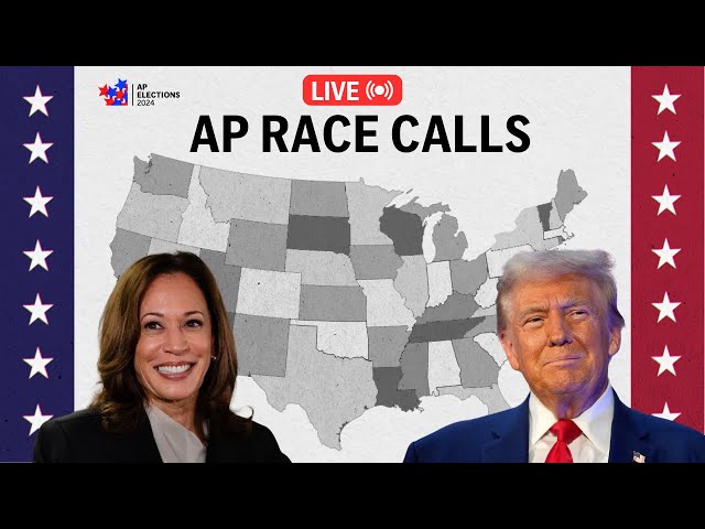 Election results LIVE: AP race calls and electoral map 2024